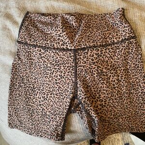 Skatie cheetah print /  leopard print / biker shorts